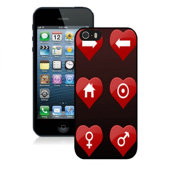 Valentine Cute iPhone 5 5S Cases CDJ - Click Image to Close